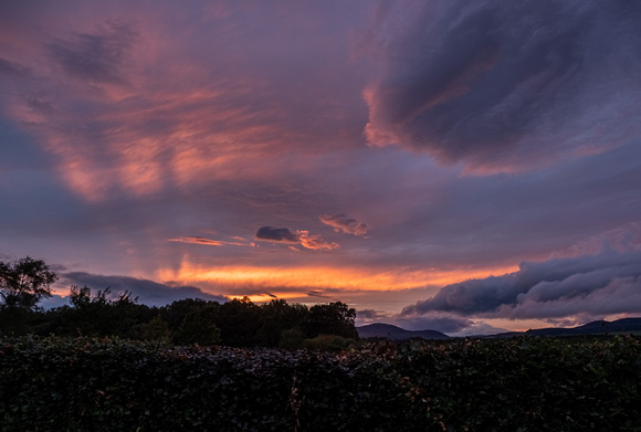 Sunset at Dryplaid, Aberdeenshire